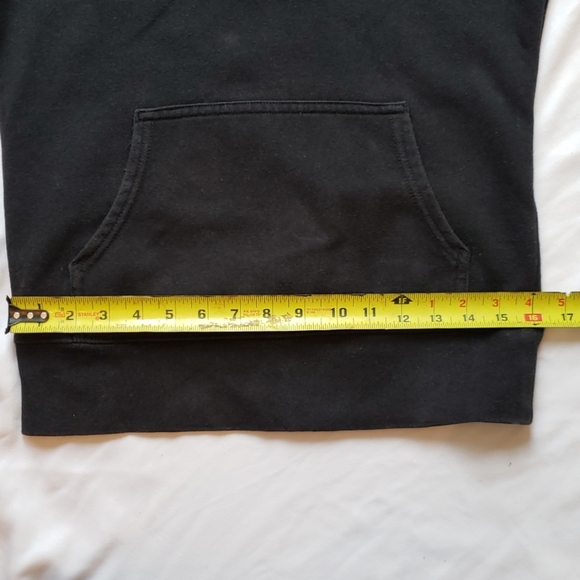 The North Face Hoodie Pullover BLACK white logo xs - Picture 7 of 7